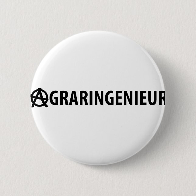 agraringenieur 6 cm round badge (Front)