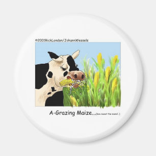 Agrazin' Maze Funny Cow Cartoon Gifts Collectibles Magnet