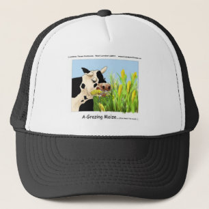 Agrazing Maize (Funny Cow Gifts Cards Tees Etc) Trucker Hat