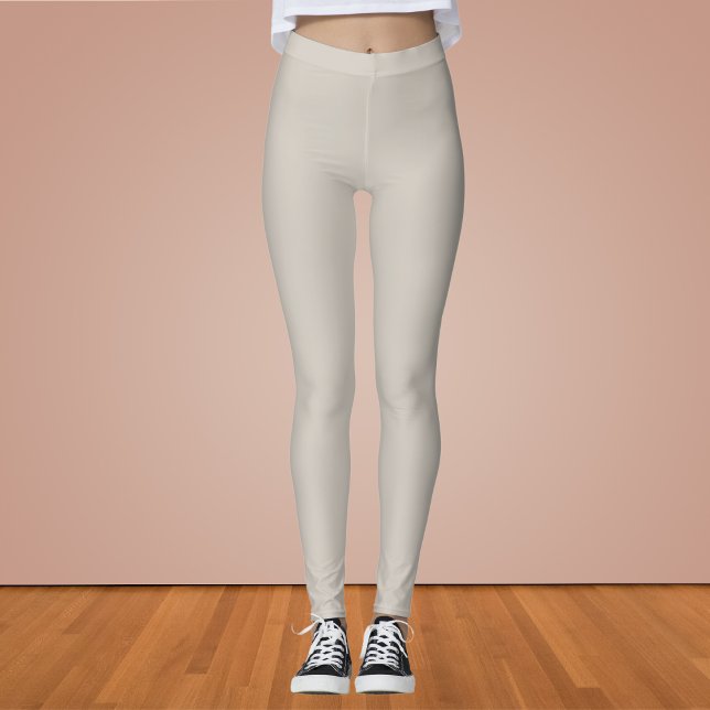 Agreeable Grey Solid Colour Leggings (Creator Uploaded)