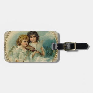 Agreeable - Two Little Musical Angels Luggage Tag