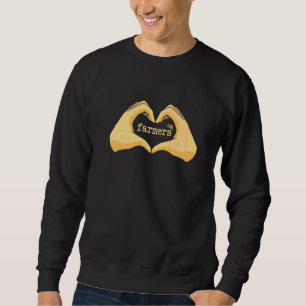 Agricultor Graphic Cow Farmer Agriculture Tractor Sweatshirt