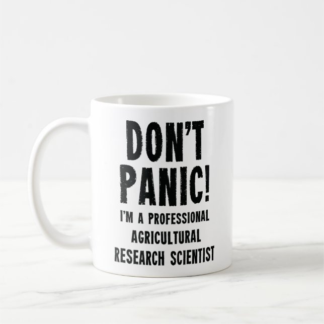 Agricultural Research Scientist Coffee Mug (Left)