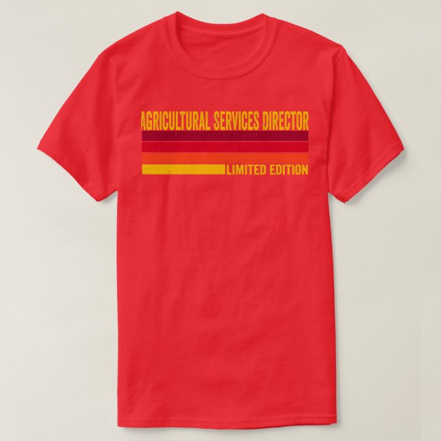 Agricultural Services Director T-Shirt (Design Front)