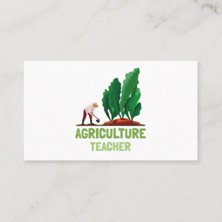 Agricultural Teacher | AG Teacher| Vegetable Business Card