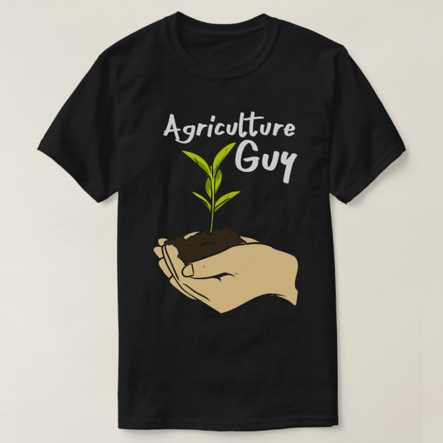 Agriculture Agriculture Teacher Funny Farmer Funny T-Shirt (Design Front)