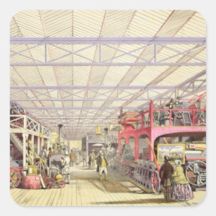 Agriculture, from 'Dickinson's Comprehensive Pictu Square Sticker