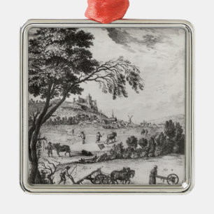 Agriculture Metal Tree Decoration