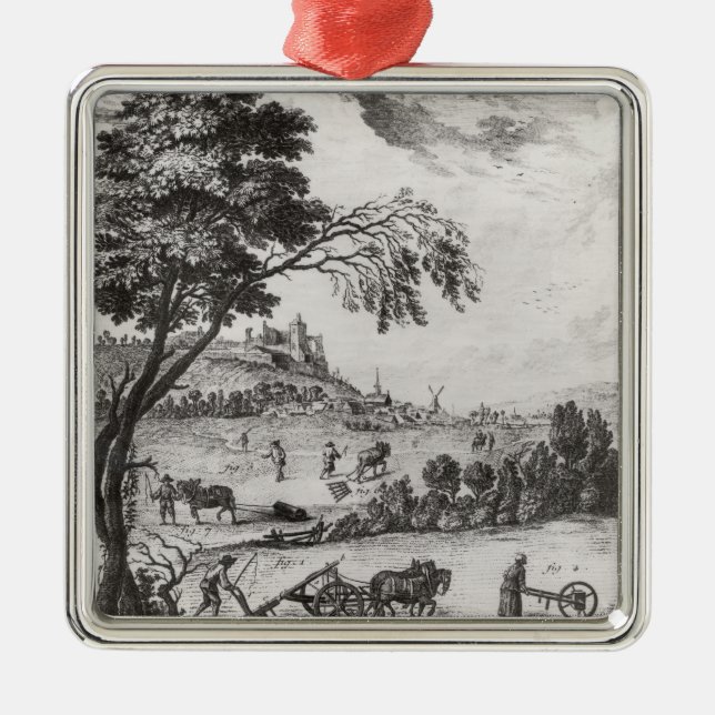 Agriculture Metal Tree Decoration (Front)