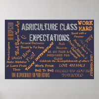Agriculture Teacher Classroom Expectations / Rules