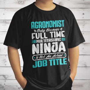 Agronomist Job Title Profession Funny Agronomy T-Shirt