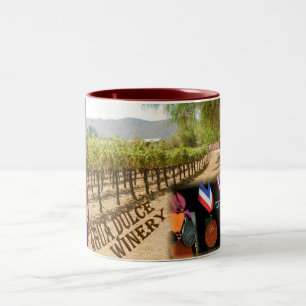 Agua Dulce Winery Two-Tone Coffee Mug