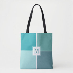 Agua Tiles custom monogram bags