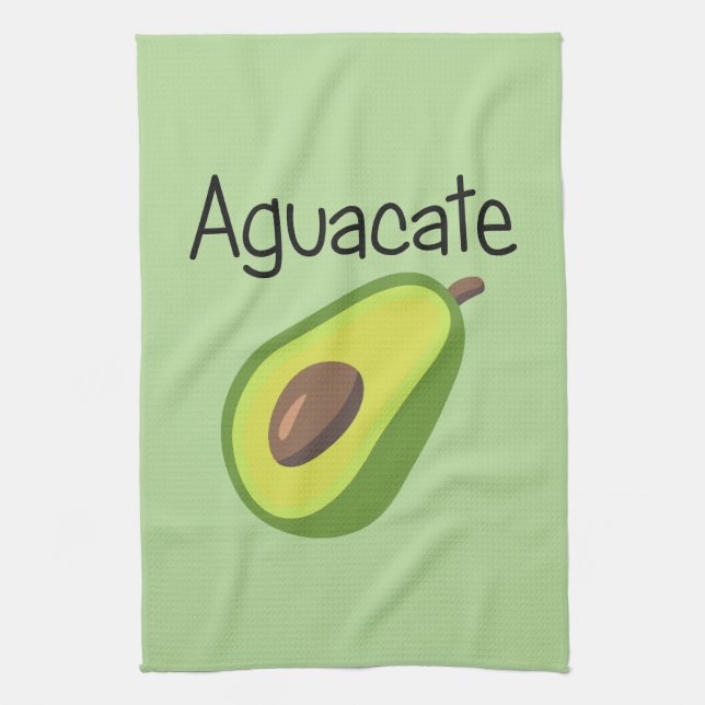 Aguacate (Avocado) Tea Towel (Vertical)