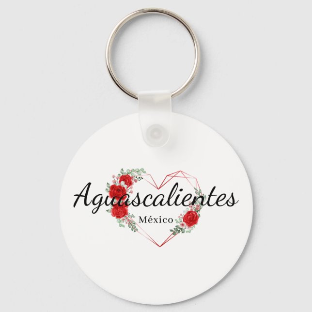Aguascalientes Mexico Travel Destination  Key Ring (Front)
