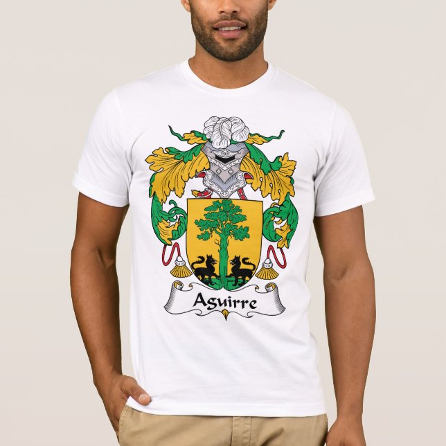 Aguirre Family Crest T-Shirt (Front)