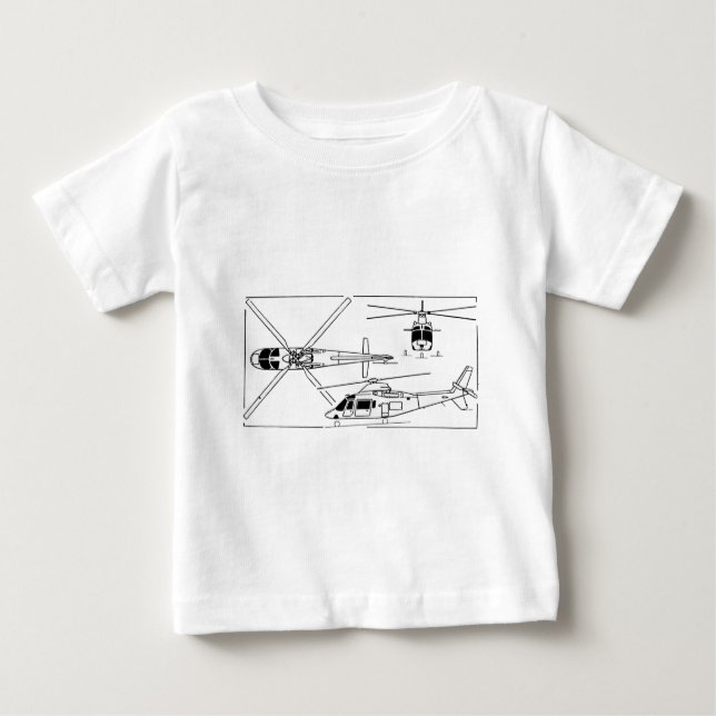 Agusta 109 baby T-Shirt (Front)
