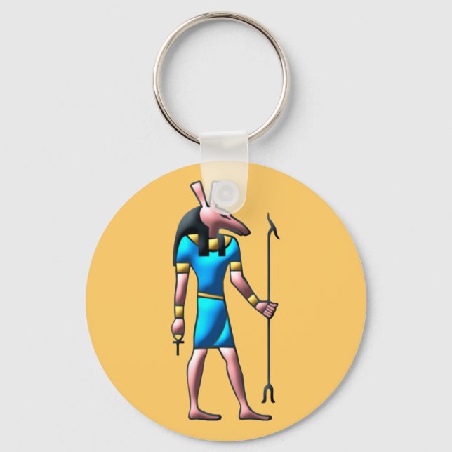 Ägyptischer Gott Set egypt god Key Ring (Front)