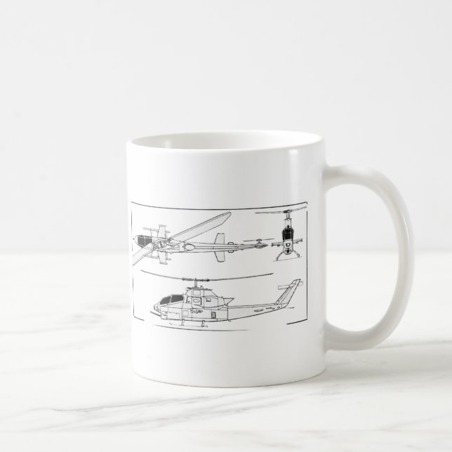 AH1 Blueprint Coffee Mug (Right)