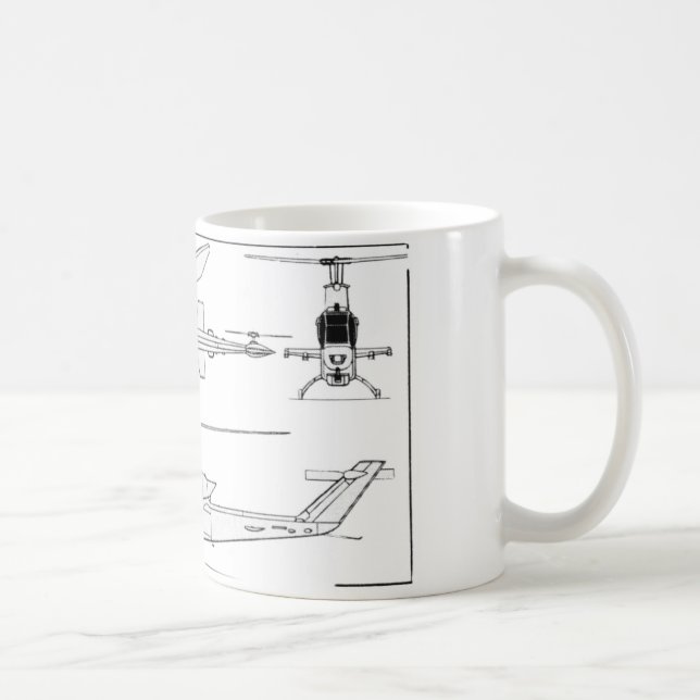 AH1 Blueprint Coffee Mug (Right)