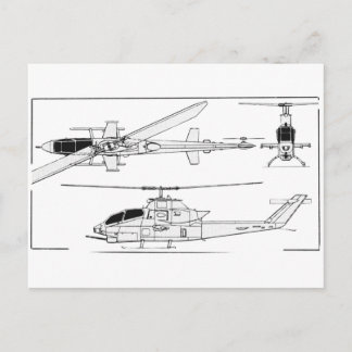 AH1 Blueprint Postcard