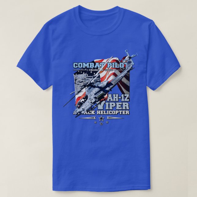 AH1Z Viper attack helicopter T-Shirt (Design Front)