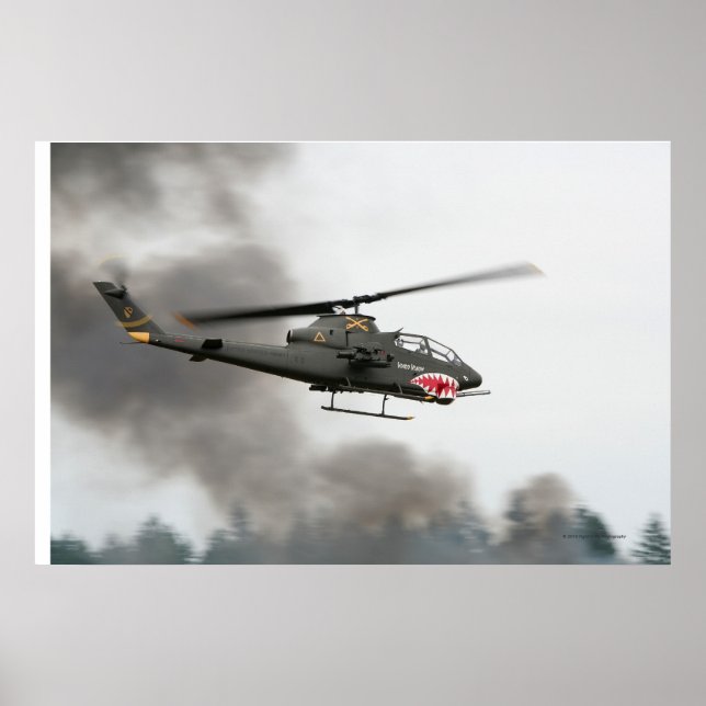 AH-1 Cobra - Attack Helicopter Poster (Front)