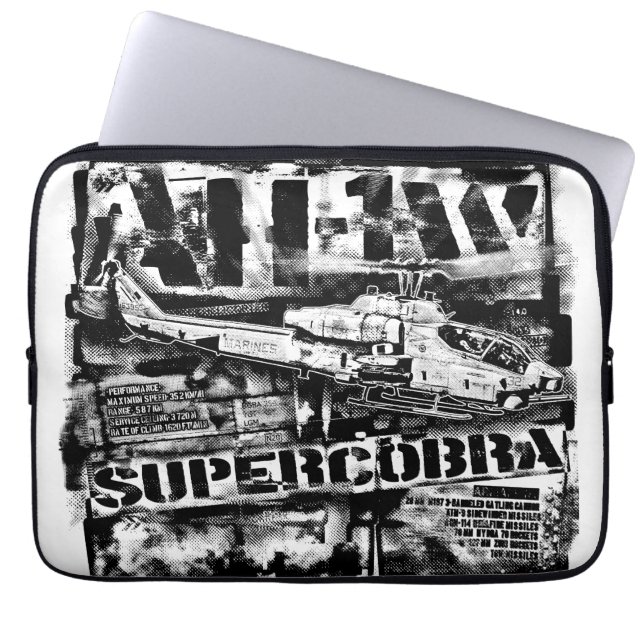 AH-1 SuperCobra Laptop Sleeve Electronics Bag (Front)