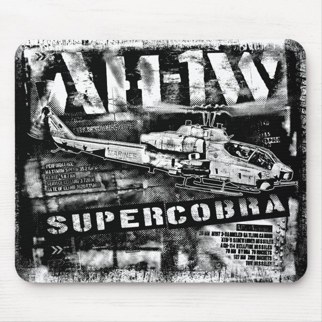 AH-1 SuperCobra Mouse Pad Mousepad (Front)