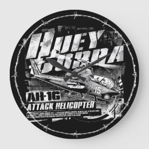AH-1G HueyCobra Large Clock Acrylic Wall Clock