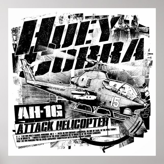 AH-1G HueyCobra Poster Poster (Front)