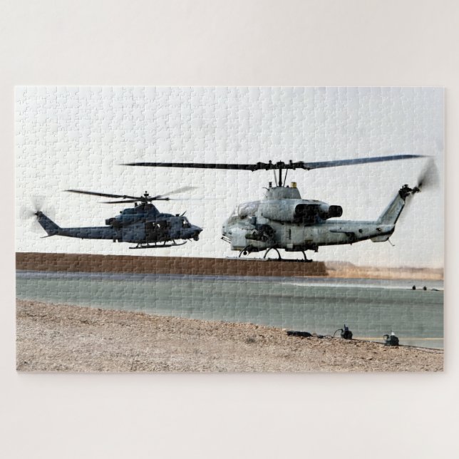 AH-1W Super Cobra & UH-1Y Venom Jigsaw Puzzle (Horizontal)