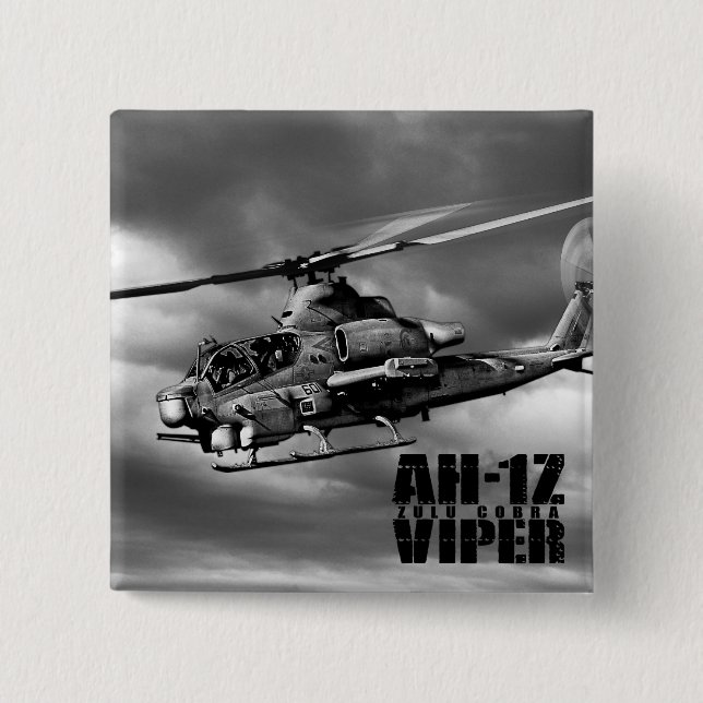 AH-1Z Viper 15 Cm Square Badge (Front)