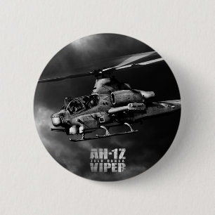 AH-1Z Viper 6 Cm Round Badge