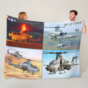AH-1Z VIPER FLEECE BLANKET