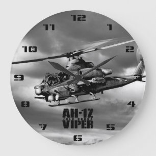 AH-1Z Viper Large Clock
