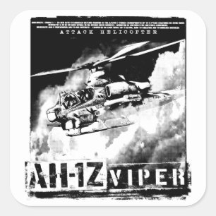 AH-1Z Viper Square Sticker