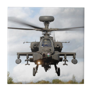 ah 64 apache longbow helocopter military ceramic tile