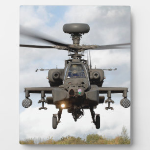 ah 64 apache longbow helocopter military plaque