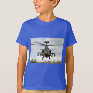 ah 64 apache longbow helocopter military T-Shirt
