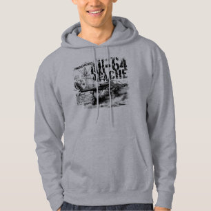 AH-64 Apache Men's Basic Hooded Sweatshirt