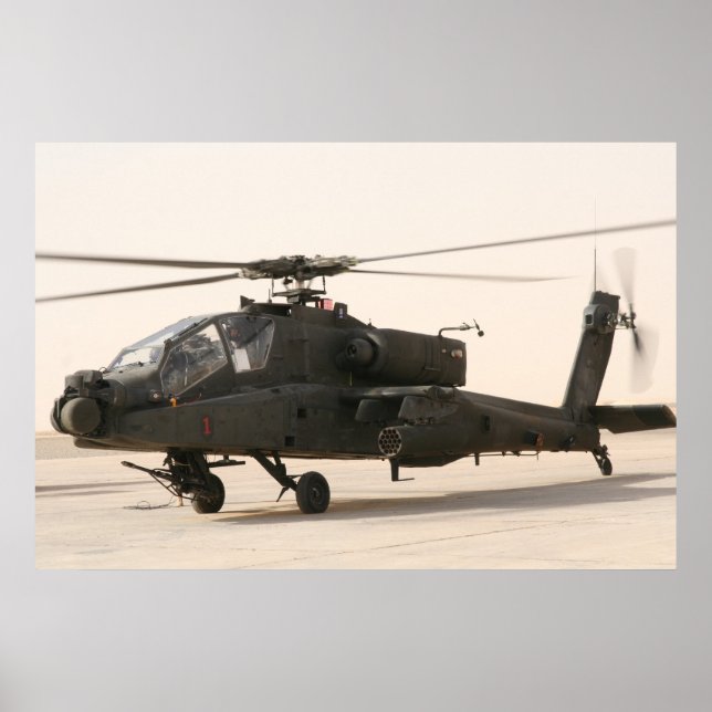 AH-64 Apache Poster (Front)