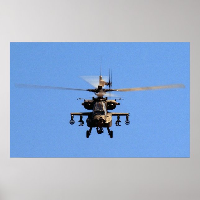 AH-64 Apache Poster (Front)
