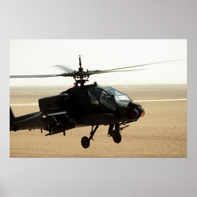 AH-64 Apache Poster (Front)