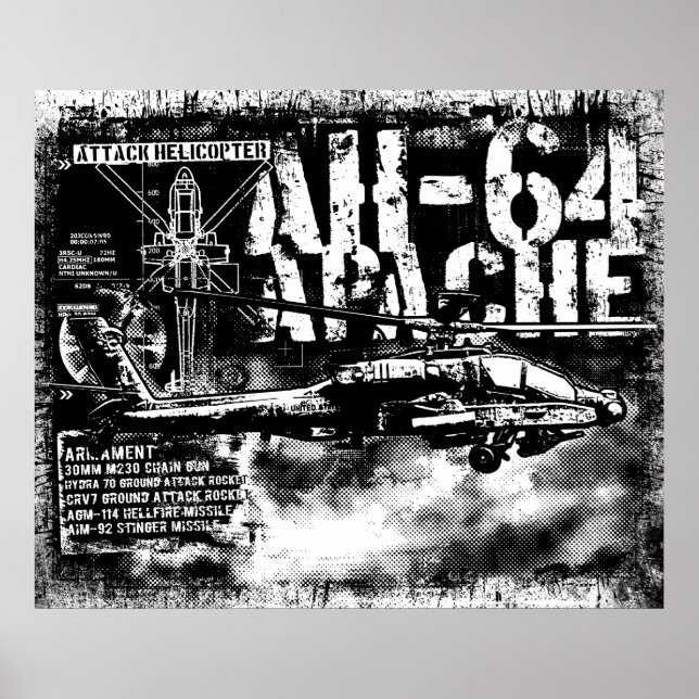 AH-64 Apache Print (Front)