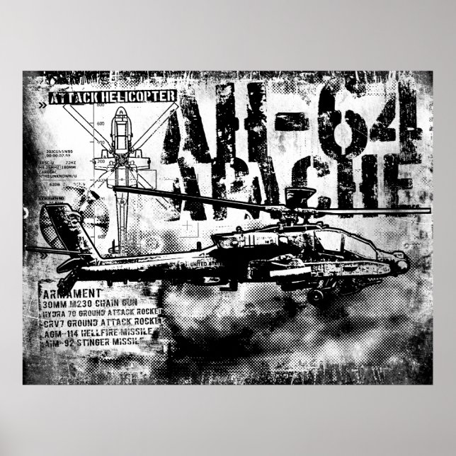 AH-64 Apache Print (Front)
