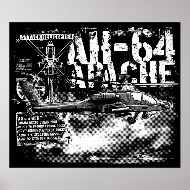 AH-64 Apache Print (Front)