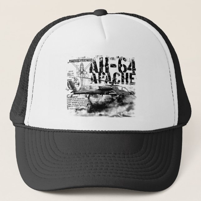 AH-64 Apache Trucker Hat (Front)