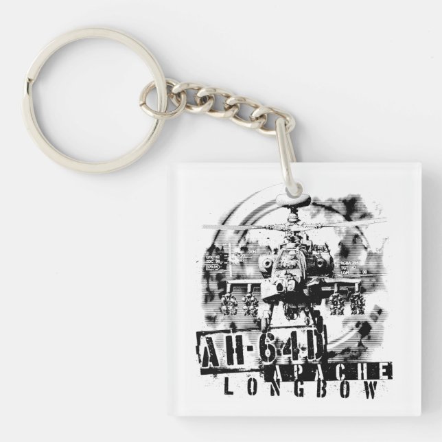 AH-64D Apache Longbow Key Ring (Front)