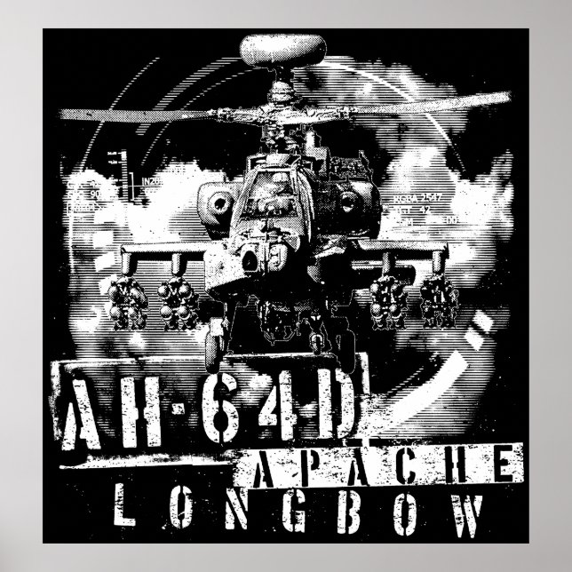 AH-64D Apache Longbow Poster (Front)